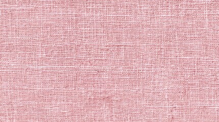 Fototapeta premium Abstract woven textile pattern with red, white, and black threads a textured, grid-like fabric surface, pink heart background