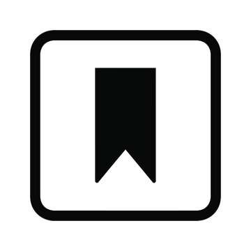 Bookmark Icon Save Symbol Commercial Context