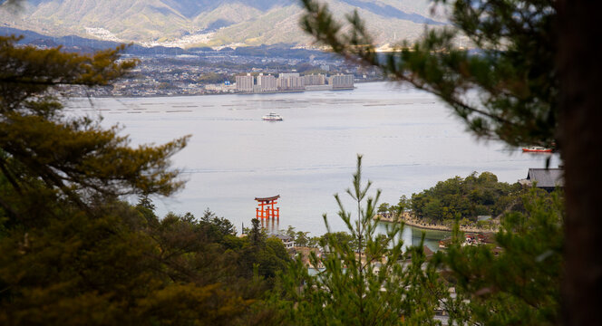miyajima island main island view