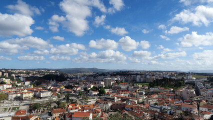 Leiria, Portugal. Leiria Castle was built in a dominant position to the north, overlooking the town and the River Lis. © Andreia