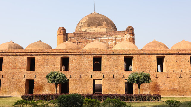 Famous Katra Masjid of Murshidabad, Cultural Landmark of West Bengal, India.