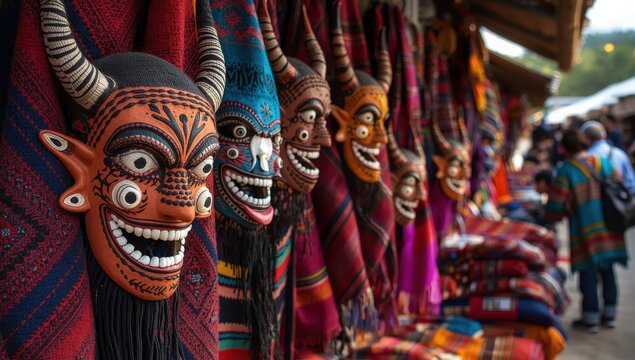Woolen Diablo Huma masks