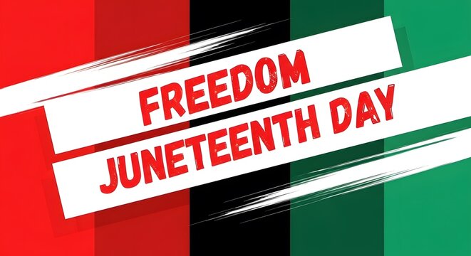 Celebrating juneteenth a powerful freedom day image honoring emancipation and african american history