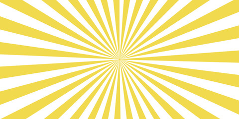 Fototapeta premium Abstract explosion in yellow and white, a burst of energy and optimism emanating from the center.