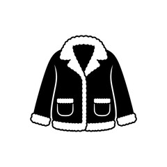 Winter Shearling Jacket Icon © Visual language