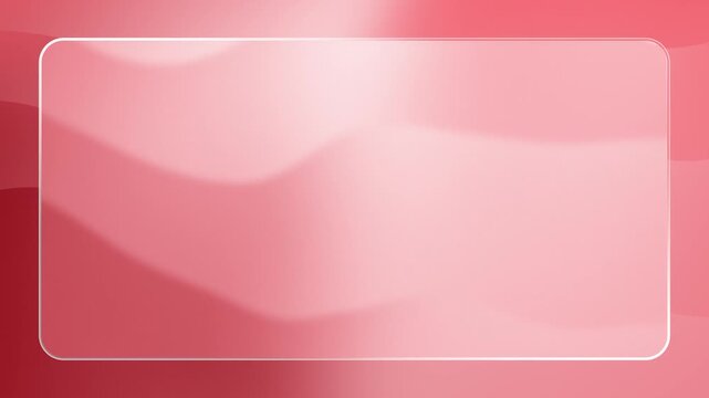 Liquid Glass and Red Wavy Gradient Loop Background Animation