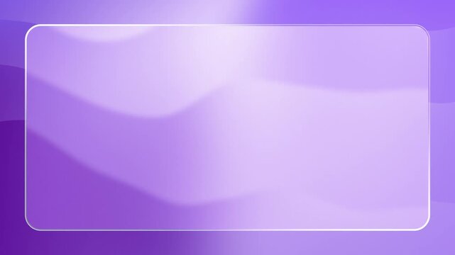 Liquid Glass and Purple Wavy Gradient Loop Background Animation