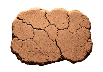 Naklejka premium Dried cracked earth texture with deep fissures and natural brown tones for environmental concept
