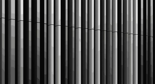 A monochromatic abstract of vertical ribbed textures and undulating horizontal lines