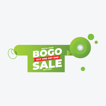Special offer bogo sale tag