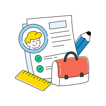 Modern design icon of designer cv