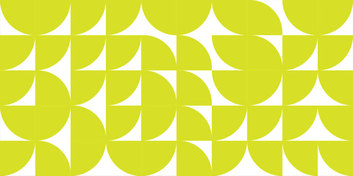 Bright curve seamless pattern. Abstract geometric mid century background. Colorful Swiss modernist or postmodernist style wallpaper. Vector modular repeating overlay. modern