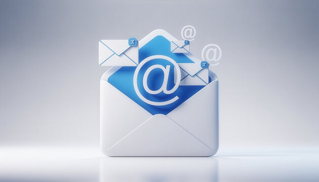 3d email marketing envelope notification digital campaign