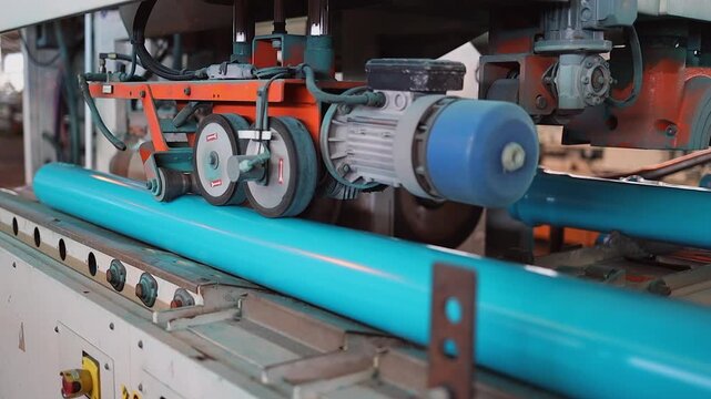 Production line machinery manufacturing heavy duty blue water pipe
