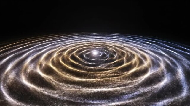 Gravitational waves propagating through spacetime from a singularity