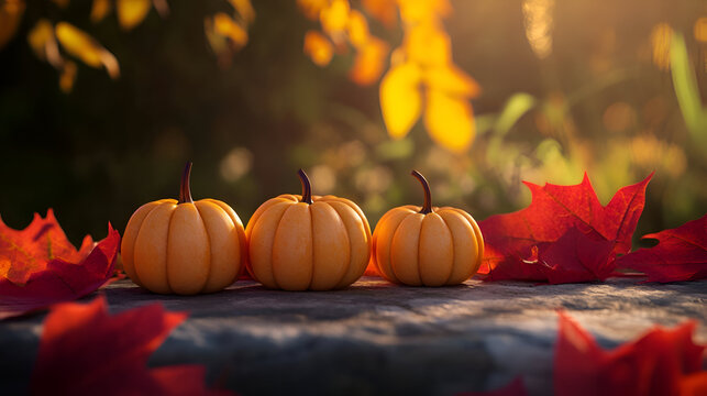pumpkin in autumn