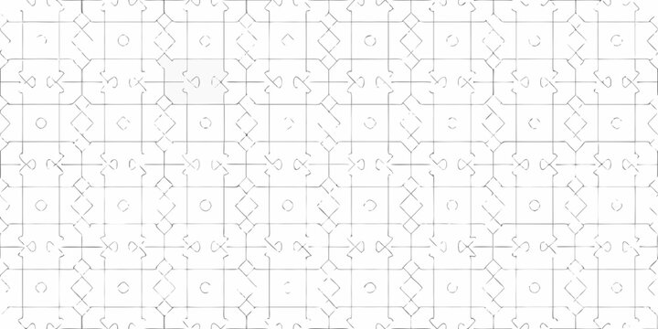 Intricate geometric pattern of interlocking lines and diamond shapes