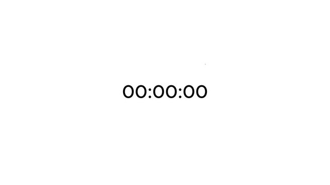 A minimalist countdown animation from 5 to 0. Large, bold black numbers centered on a clean, solid white background. Smooth transition between numbers, high quality, 4k, professional motion graphics.