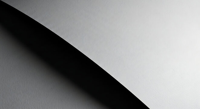 Blank logo paper mockup, Abstract Black and White Background with Diagonal Shadow and Light Contrast
