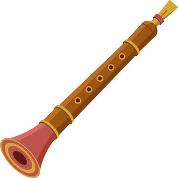 Illustration of a wedding shehnai