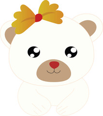 white bear vector © Natthida Singson