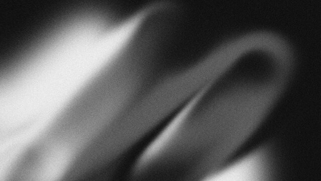 Gray, black, dark grainy noise grains abstract wave pattern, on white background