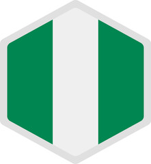 Fototapeta premium nigeria flag 