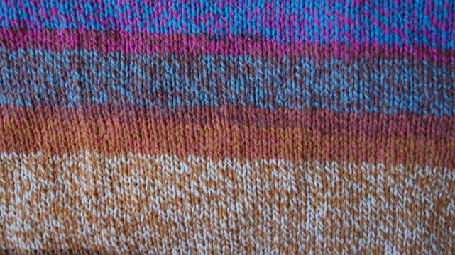 a pice of hand knitting