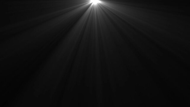 Lens flare light on back background.