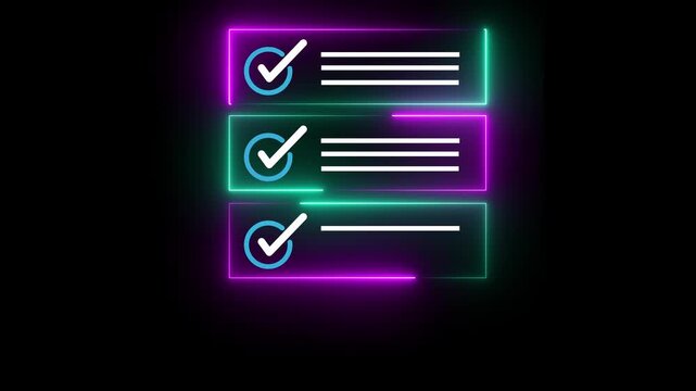 Person doing online survey feedback opinion client customer service satisfaction assessment questionnaire checklist form information business document concept .4k motion video animation.