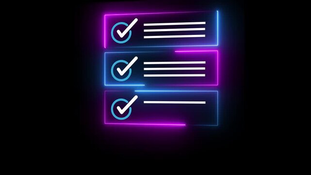 Person doing online survey feedback opinion client customer service satisfaction assessment questionnaire checklist form information business document concept .4k motion video animation.