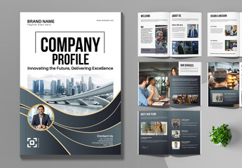 Company Profile Brochure Template Layout