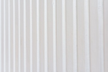 Obraz premium Minimalist white wooden slats texture in perspective view