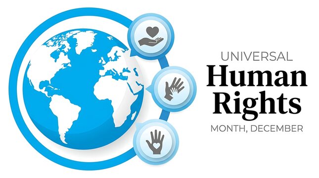 Promoting universal human rights globally a visual representation of equality dignity and compassion for all people