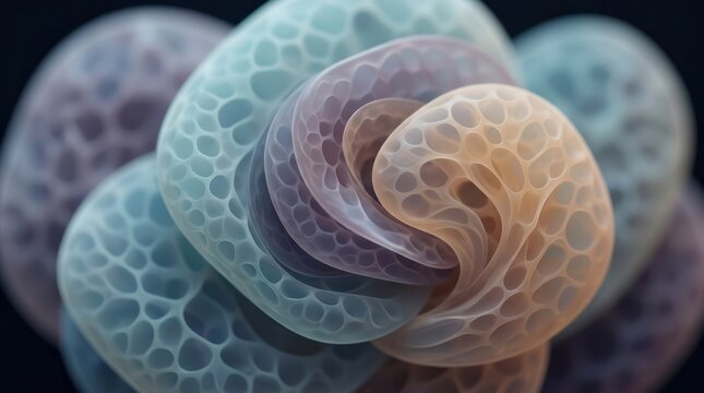 Abstract Colorful Organic Shapes Organic Shapes Colorful Translucent Design Art Texture. Concept featuring organic, shapes, colorful, translucent, design for professional commercial design.