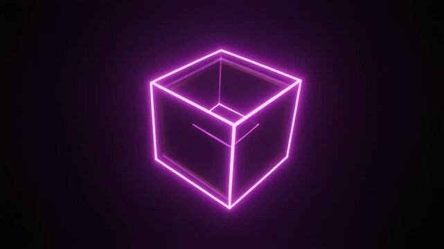 4D Hypercube Tesseract Digital Loop