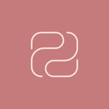 Python Programming Language Logo Abstract Design.