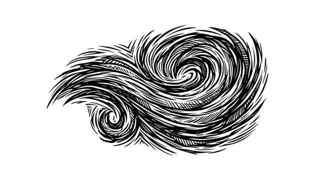 Vector Pinocut A swirling vortex of dark energy or a dynamic gust of wind.