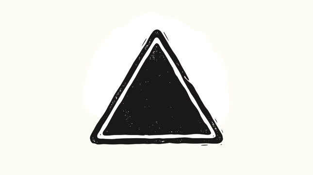 Vector Pinocut A simple and bold black triangle with a clear outline. 
