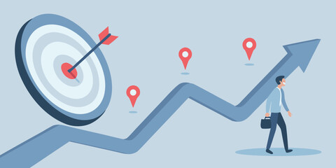 Achieving goals with steady growth and strategic target focus © Ranajit