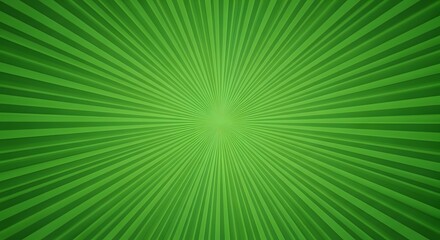 Obraz premium Radiating green lines a vibrant abstract background with bursting energy