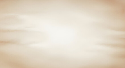 Fototapeta premium Beige gradient background with soft clouds and light effect vector illustration design