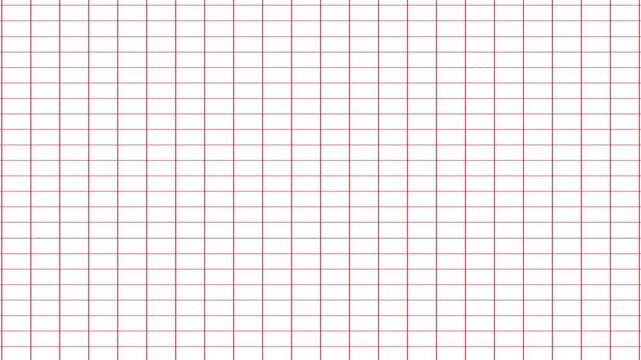 Abstract geometric grid moving background. Grid graph pattern moving horizontally seamless loop animation.  grid pattern forming many squares and rectangles