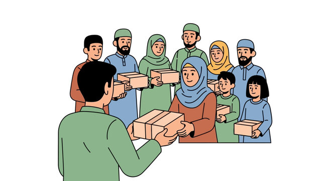 Community Charity Distribution Vector