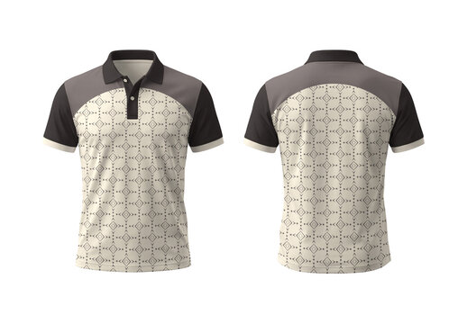 Men Polo Shirt Design with Pattern Style