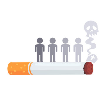 Smoking Kills A Symbolic Representation of the Deadly Effects of Cigarettes on Health