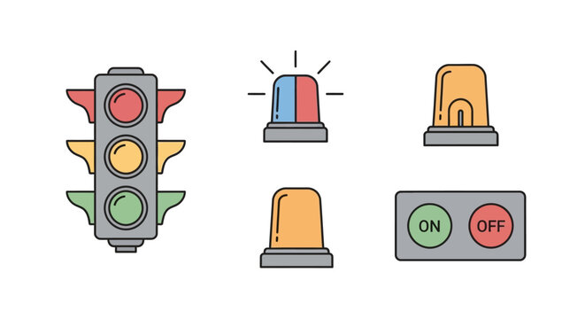 Traffic Light and Warning Signals.