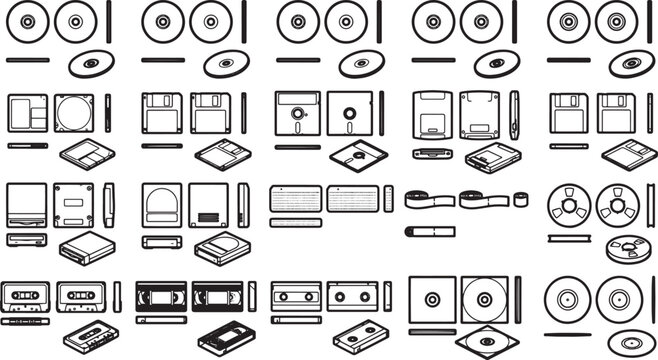 The evolution of data storage devices, with an overview of past technologies, offers a unique perspective on the digital realm.
