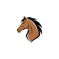 A brown horse with a black mane © MD. SAHADAT