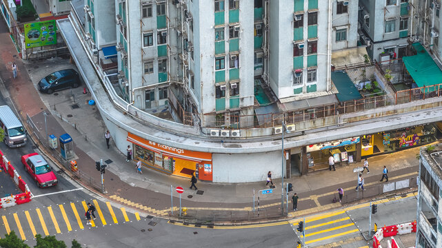 April 10 2026 Woh Chai Street Urban Corner Aerial View